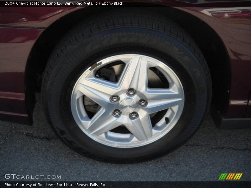 Berry Red Metallic / Ebony Black 2004 Chevrolet Monte Carlo LS