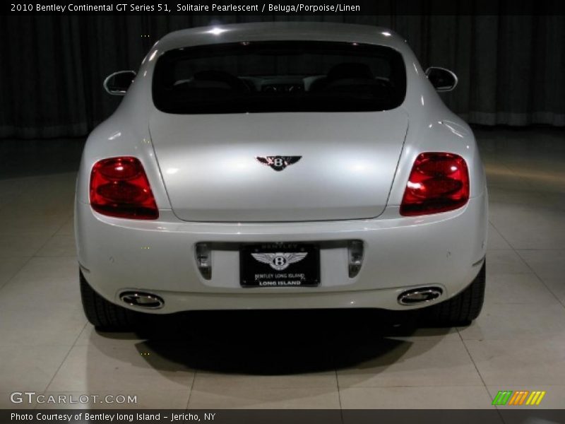 Solitaire Pearlescent / Beluga/Porpoise/Linen 2010 Bentley Continental GT Series 51
