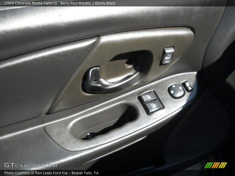 Berry Red Metallic / Ebony Black 2004 Chevrolet Monte Carlo LS