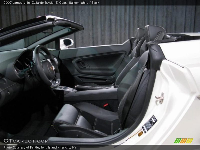 Balloon White / Black 2007 Lamborghini Gallardo Spyder E-Gear