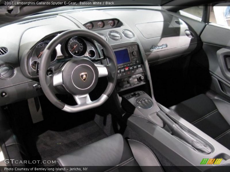 Balloon White / Black 2007 Lamborghini Gallardo Spyder E-Gear