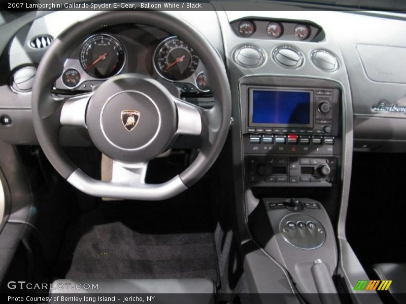 Balloon White / Black 2007 Lamborghini Gallardo Spyder E-Gear