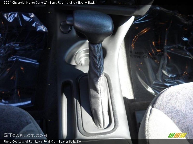 Berry Red Metallic / Ebony Black 2004 Chevrolet Monte Carlo LS