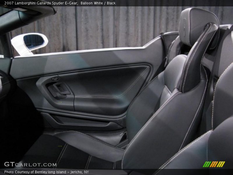 Balloon White / Black 2007 Lamborghini Gallardo Spyder E-Gear