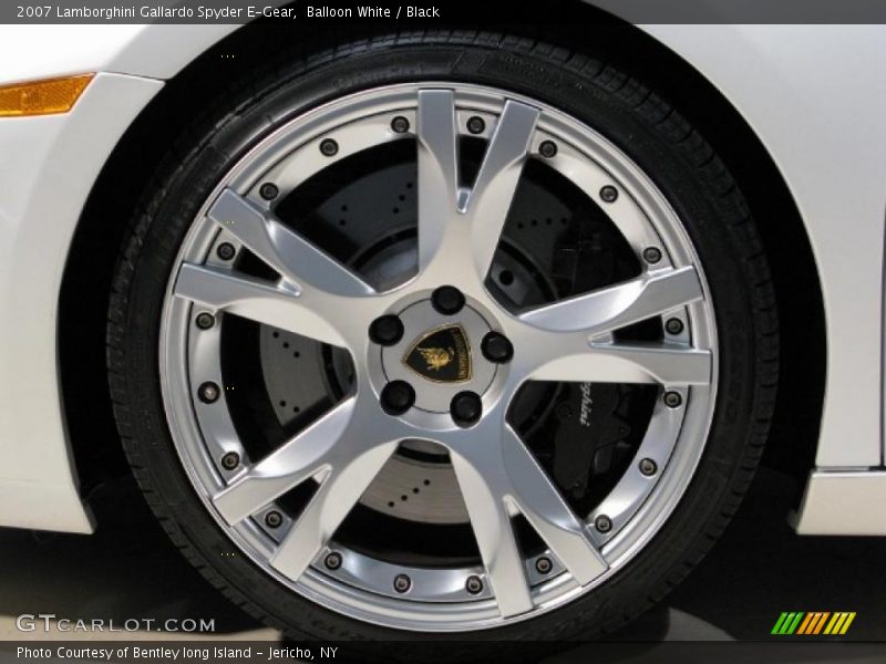 Balloon White / Black 2007 Lamborghini Gallardo Spyder E-Gear
