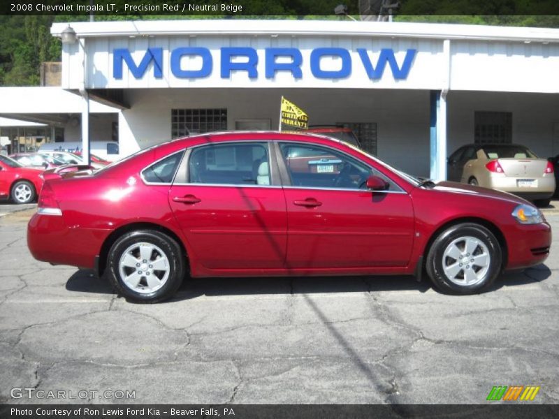 Precision Red / Neutral Beige 2008 Chevrolet Impala LT