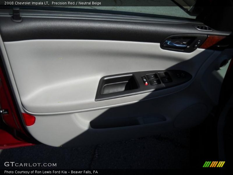 Precision Red / Neutral Beige 2008 Chevrolet Impala LT