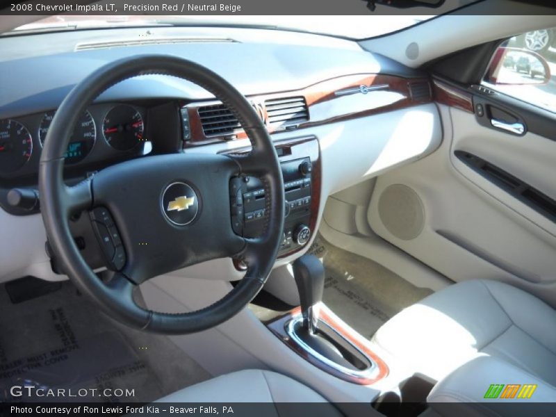 Precision Red / Neutral Beige 2008 Chevrolet Impala LT