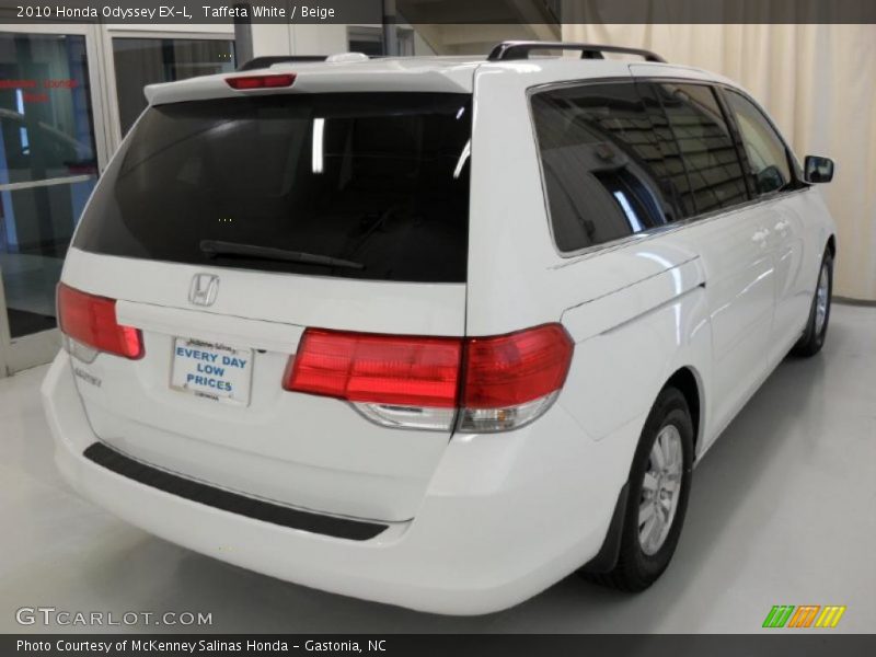 Taffeta White / Beige 2010 Honda Odyssey EX-L