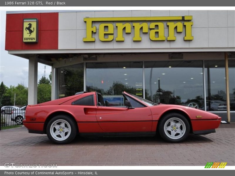 Red / Black 1986 Ferrari 328 GTS