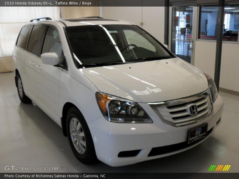 Taffeta White / Beige 2010 Honda Odyssey EX-L