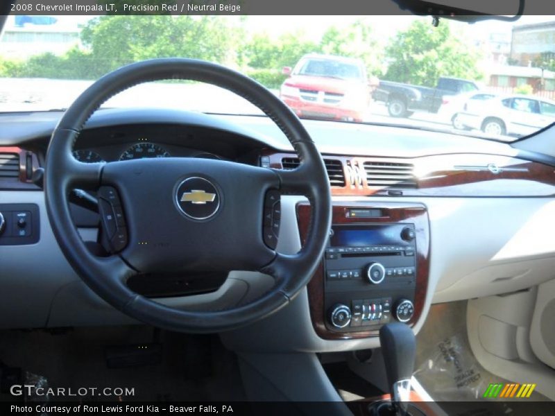 Precision Red / Neutral Beige 2008 Chevrolet Impala LT