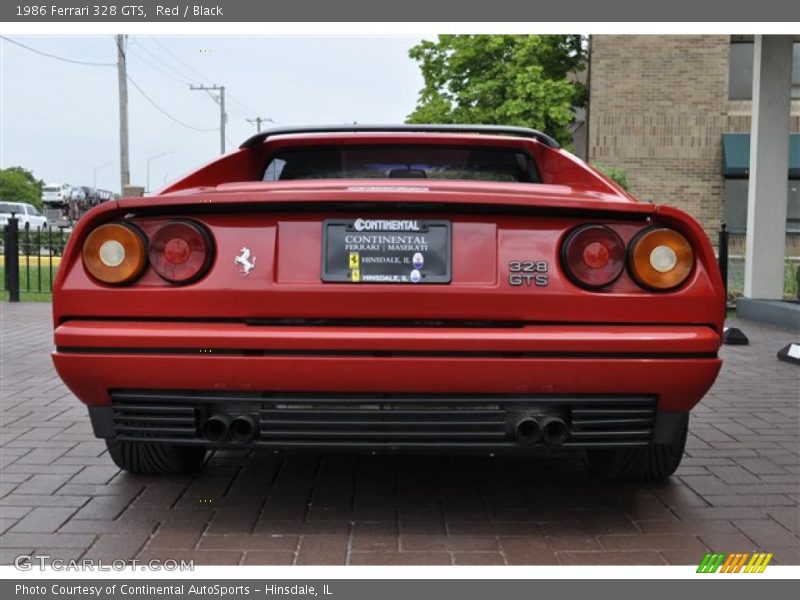 Red / Black 1986 Ferrari 328 GTS