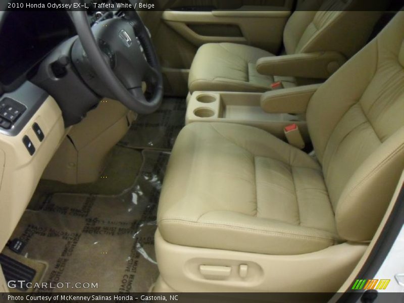 Taffeta White / Beige 2010 Honda Odyssey EX-L