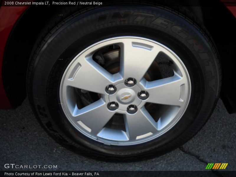 Precision Red / Neutral Beige 2008 Chevrolet Impala LT
