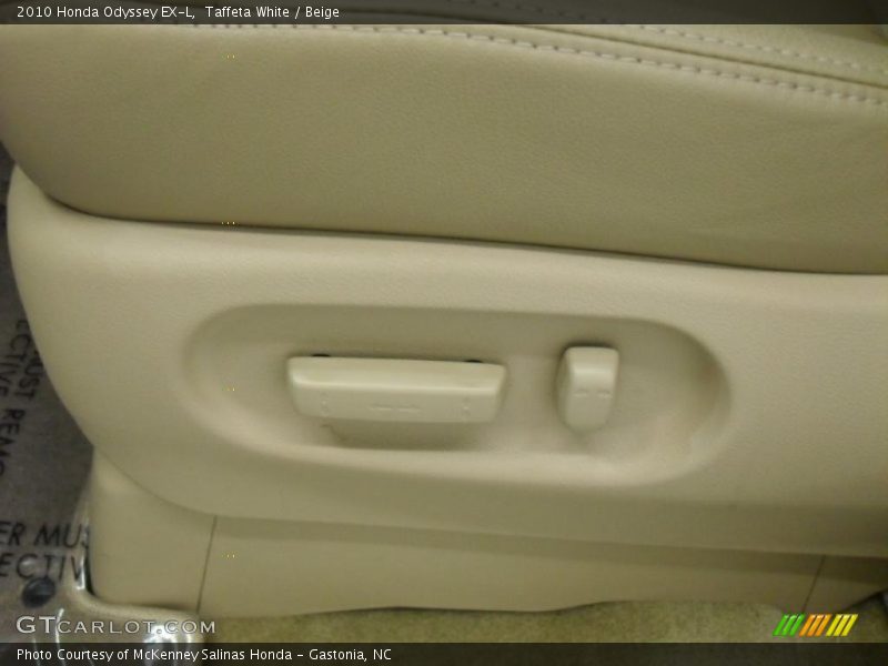 Taffeta White / Beige 2010 Honda Odyssey EX-L
