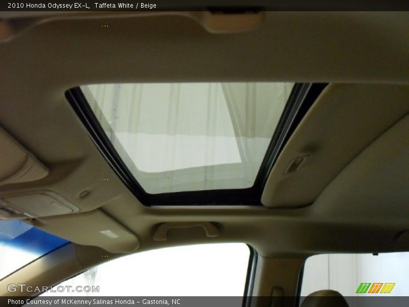 Taffeta White / Beige 2010 Honda Odyssey EX-L