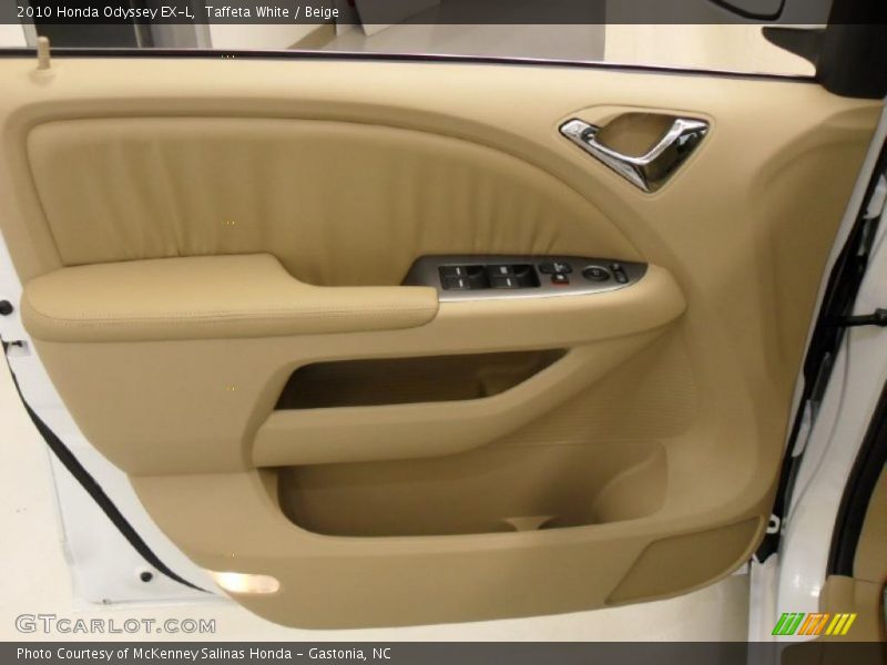 Taffeta White / Beige 2010 Honda Odyssey EX-L
