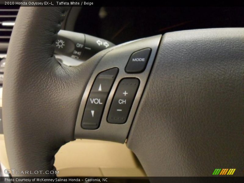 Taffeta White / Beige 2010 Honda Odyssey EX-L