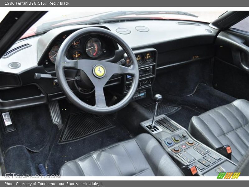 Black Interior - 1986 328 GTS 