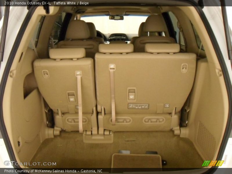 Taffeta White / Beige 2010 Honda Odyssey EX-L