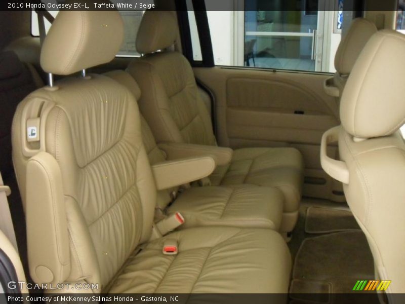 Taffeta White / Beige 2010 Honda Odyssey EX-L