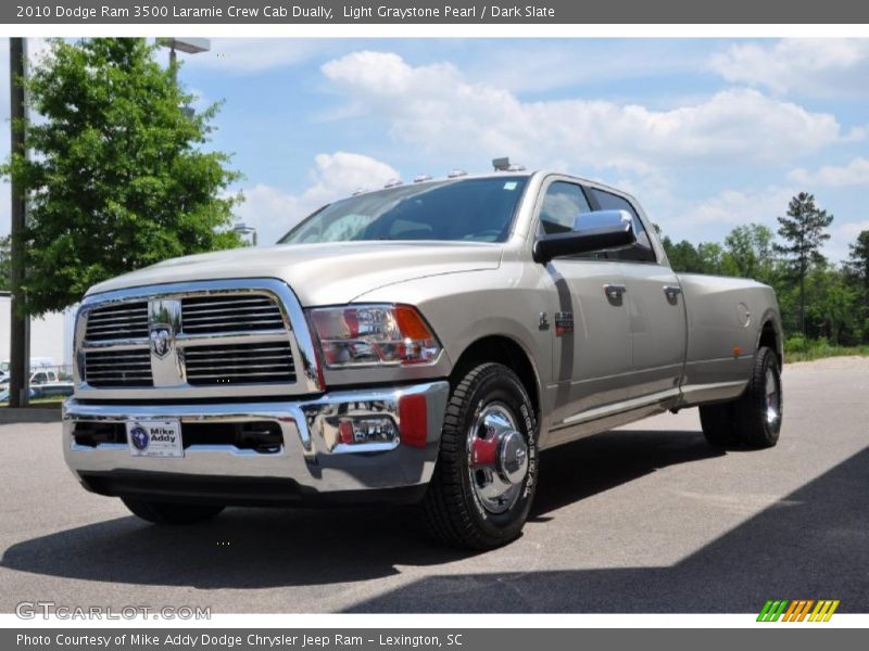 Light Graystone Pearl / Dark Slate 2010 Dodge Ram 3500 Laramie Crew Cab Dually