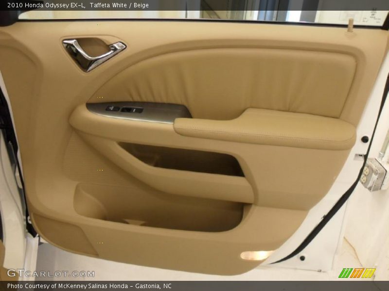 Taffeta White / Beige 2010 Honda Odyssey EX-L