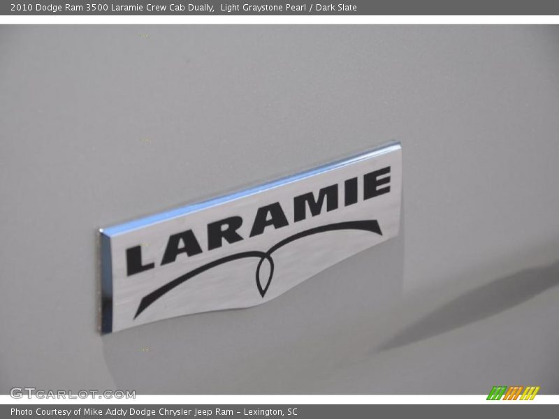 Light Graystone Pearl / Dark Slate 2010 Dodge Ram 3500 Laramie Crew Cab Dually