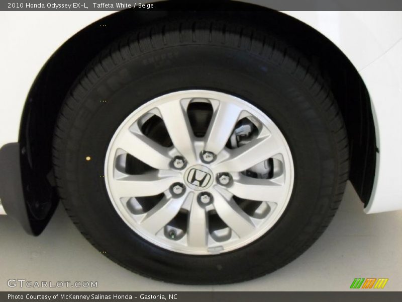Taffeta White / Beige 2010 Honda Odyssey EX-L