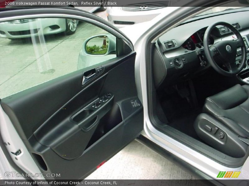 Reflex Silver / Black 2008 Volkswagen Passat Komfort Sedan