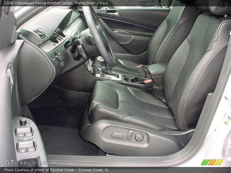 Reflex Silver / Black 2008 Volkswagen Passat Komfort Sedan