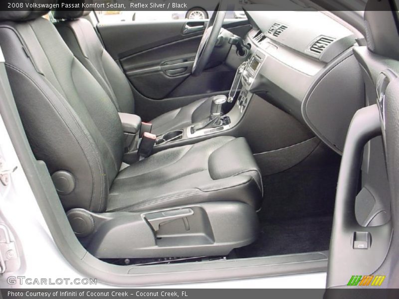 Reflex Silver / Black 2008 Volkswagen Passat Komfort Sedan