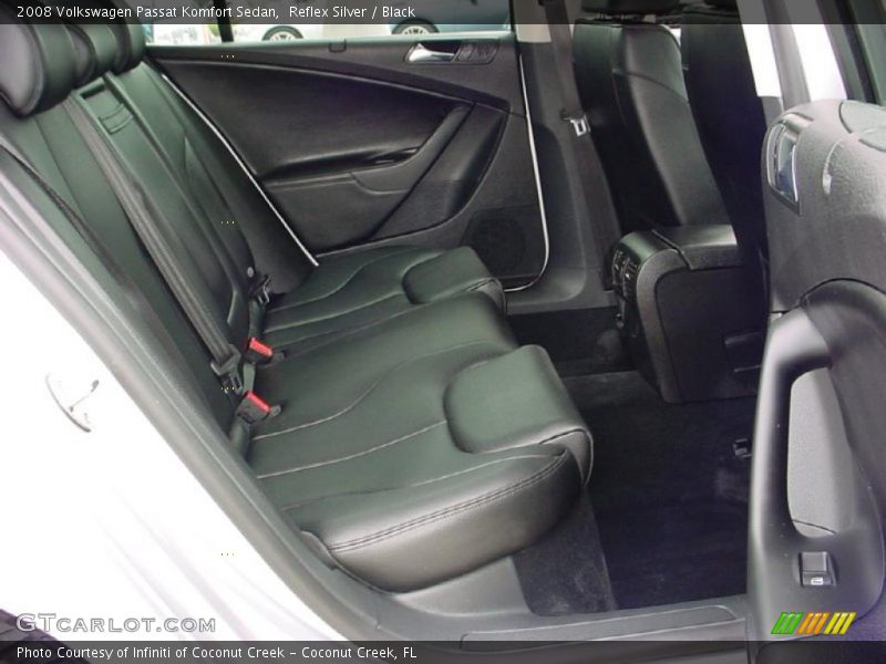 Reflex Silver / Black 2008 Volkswagen Passat Komfort Sedan