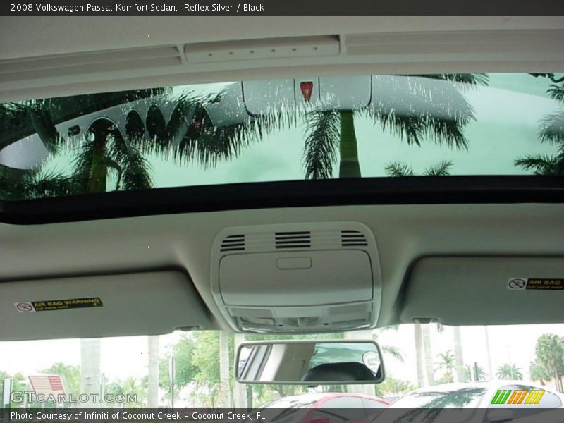Reflex Silver / Black 2008 Volkswagen Passat Komfort Sedan