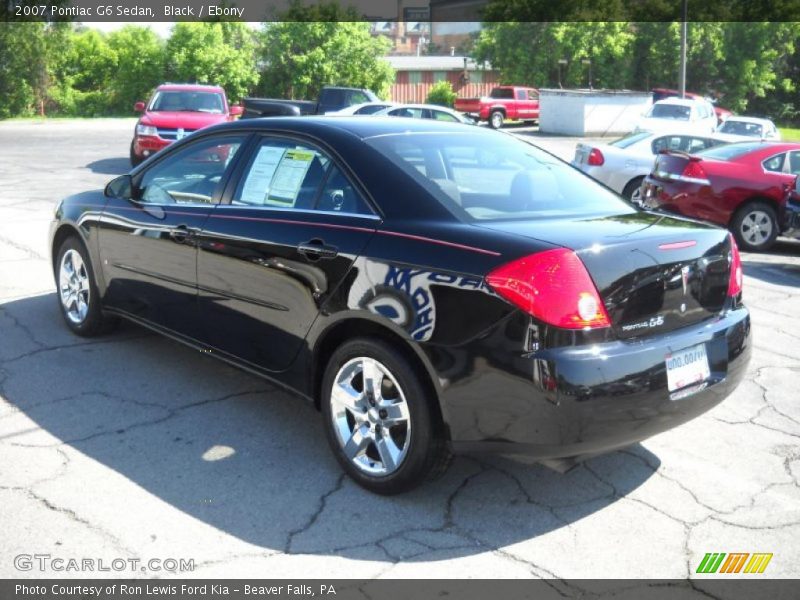 Black / Ebony 2007 Pontiac G6 Sedan