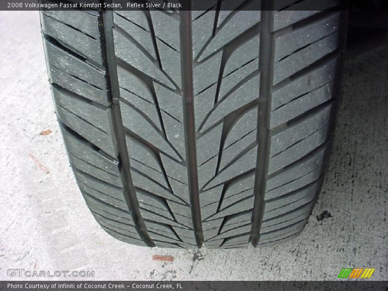 Reflex Silver / Black 2008 Volkswagen Passat Komfort Sedan