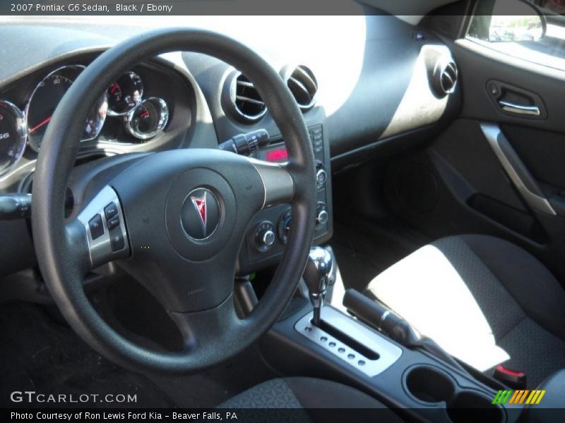 Black / Ebony 2007 Pontiac G6 Sedan
