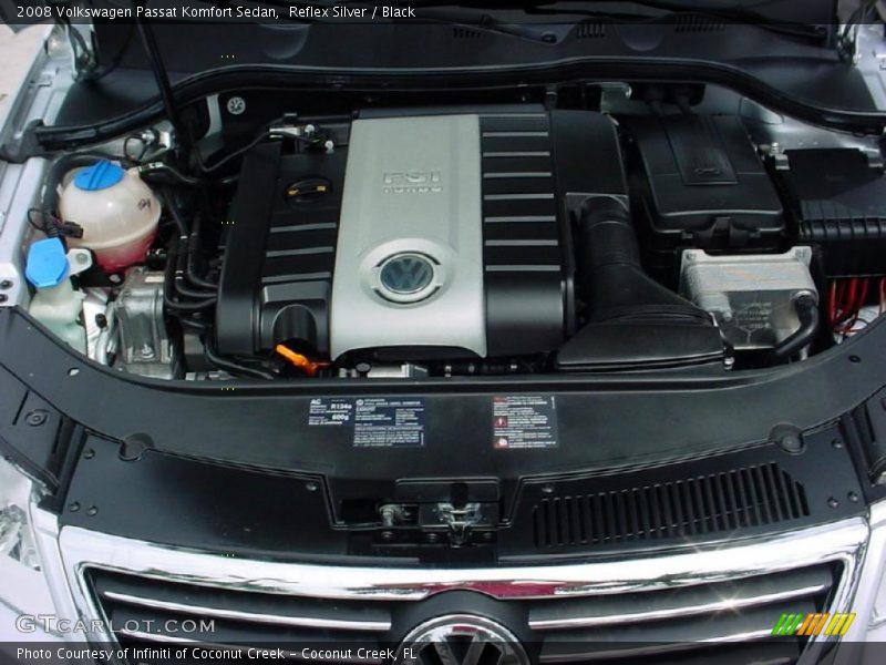Reflex Silver / Black 2008 Volkswagen Passat Komfort Sedan