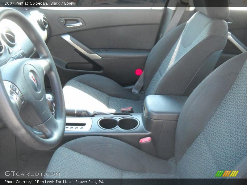 Black / Ebony 2007 Pontiac G6 Sedan