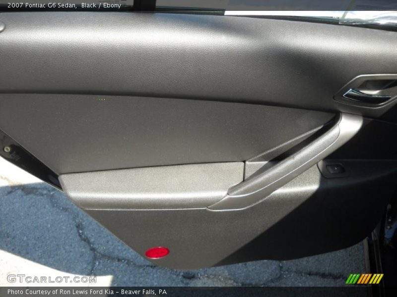 Black / Ebony 2007 Pontiac G6 Sedan
