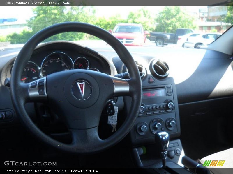 Black / Ebony 2007 Pontiac G6 Sedan