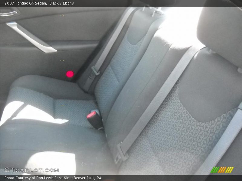 Black / Ebony 2007 Pontiac G6 Sedan