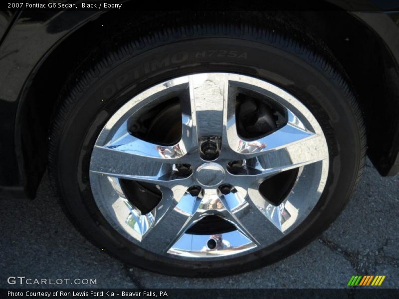 Black / Ebony 2007 Pontiac G6 Sedan