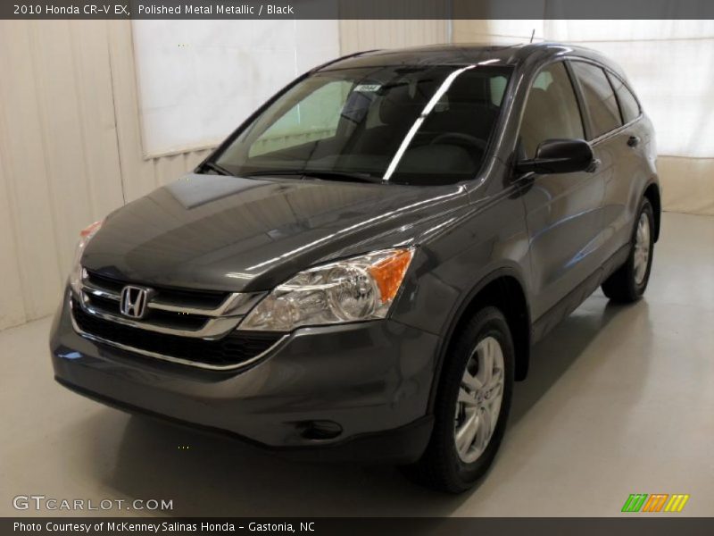 Polished Metal Metallic / Black 2010 Honda CR-V EX