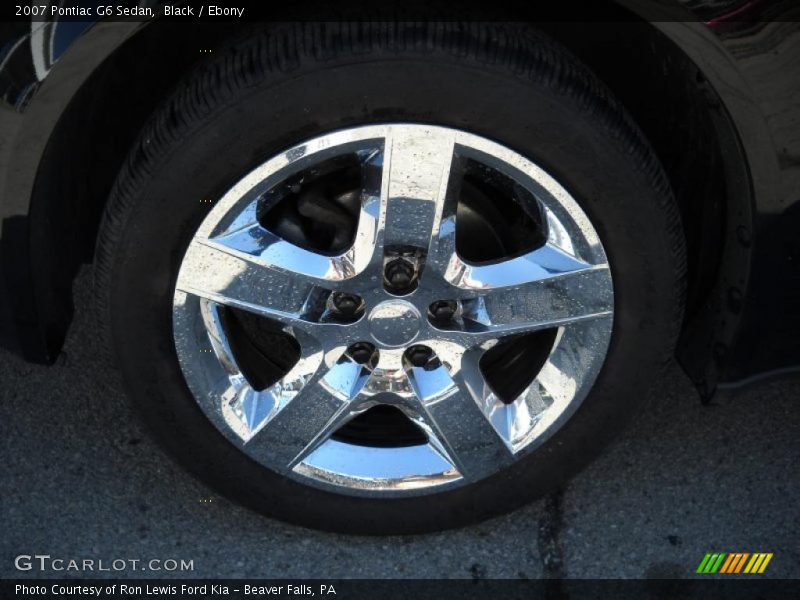 Black / Ebony 2007 Pontiac G6 Sedan