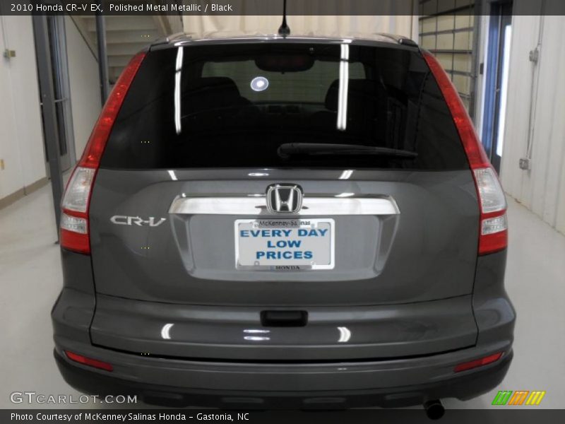 Polished Metal Metallic / Black 2010 Honda CR-V EX