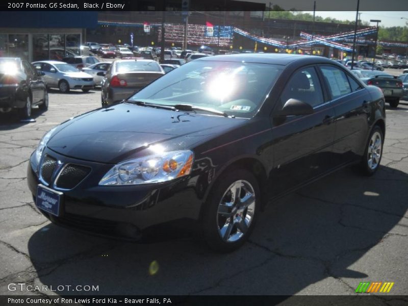 Black / Ebony 2007 Pontiac G6 Sedan