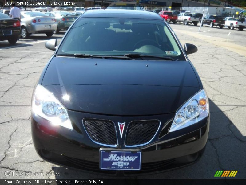 Black / Ebony 2007 Pontiac G6 Sedan