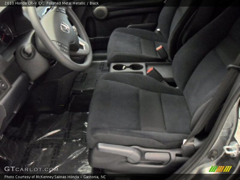 Polished Metal Metallic / Black 2010 Honda CR-V EX